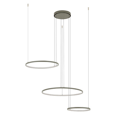 CIRCOLO LED SILK OLIVE | ring hanglamp | dimbaar 3000K
