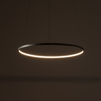 CIRCOLO LED SILK OLIVE ring hanglamp sfeerbeeld
