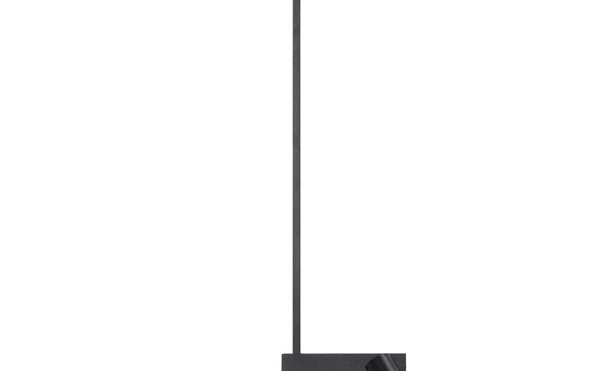 EASY LED wandlamp links zwart
