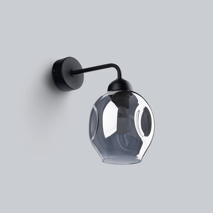 FILLAN ovale wandlamp zwart