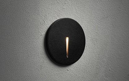 Abbaro | LED inbouw wandspot buiten | IP54 zwart