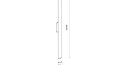 Islano | LED buitenwandlamp lichtbalk 100 cm | IP54