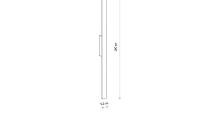 Demano | LED buitenwandlamp lichtlijn | IP54