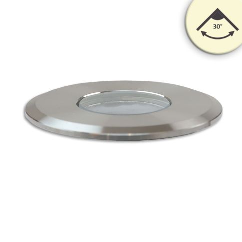 ISOLED 115671 grondspot RVS Ø55 30° 3000K IP67