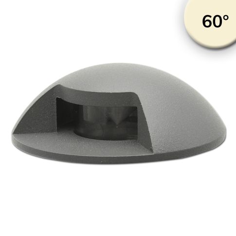 ISOLED 115673 grondspot zwart 1-zijdig Ø60 IP67