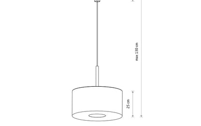 AMARELA hanglamp maattekening