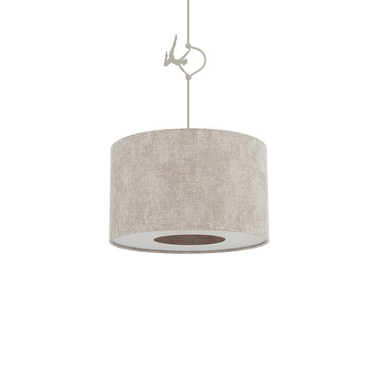 CEDRO hanglamp stoffen kap toepassing
