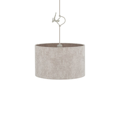 CEDRO hanglamp stoffen kap interieur