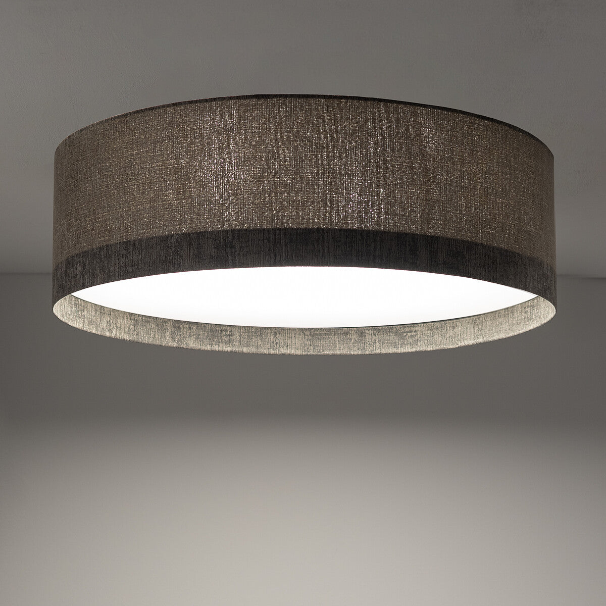LAGO plafondlamp stoffen kap sfeerbeeld