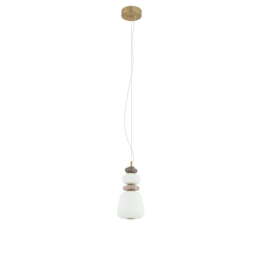 CERAMIC LED | ceramic pendant lamp | glass | 3000K
