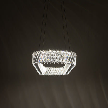 LUXORA OVAL kristallen kroonluchter interieur