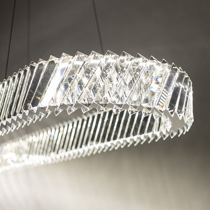 LUXORA OVAL kristallen kroonluchter toepassing