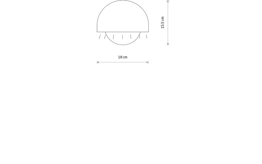 Cabano maattekening
