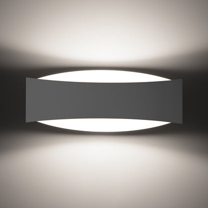 TONI langwerpige wandlamp wit