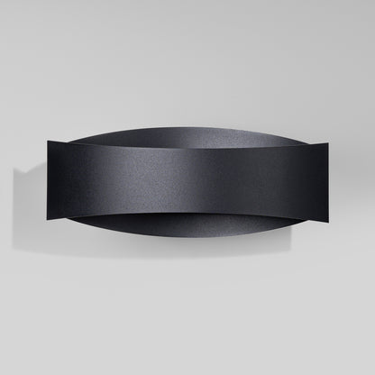 TONI langwerpige wandlamp zwart