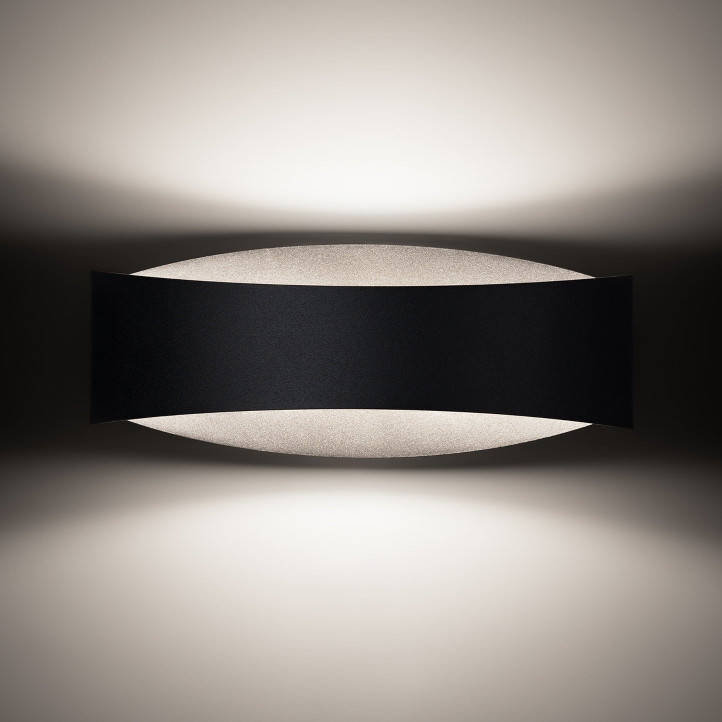 TONI langwerpige wandlamp zwart