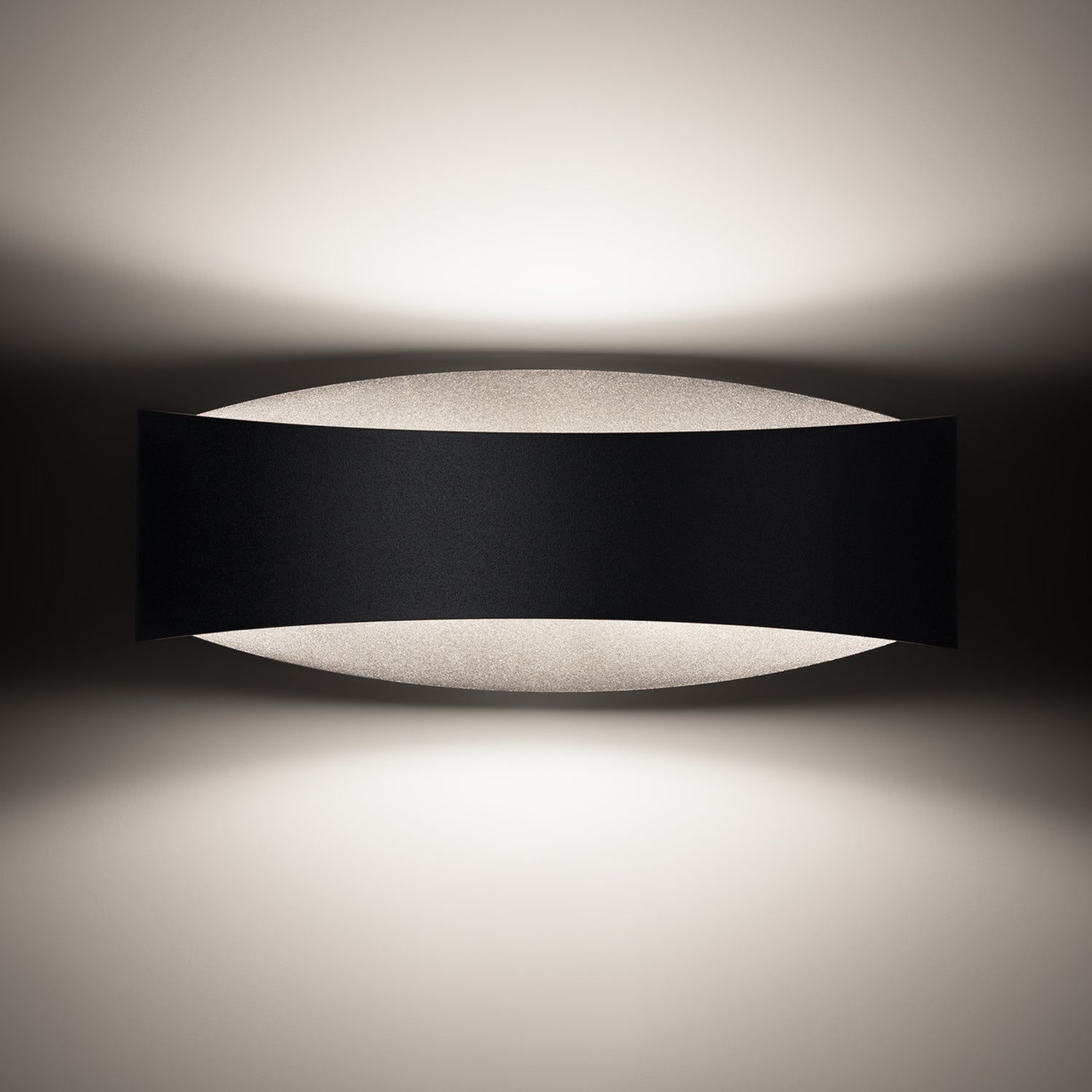 TONI langwerpige wandlamp zwart