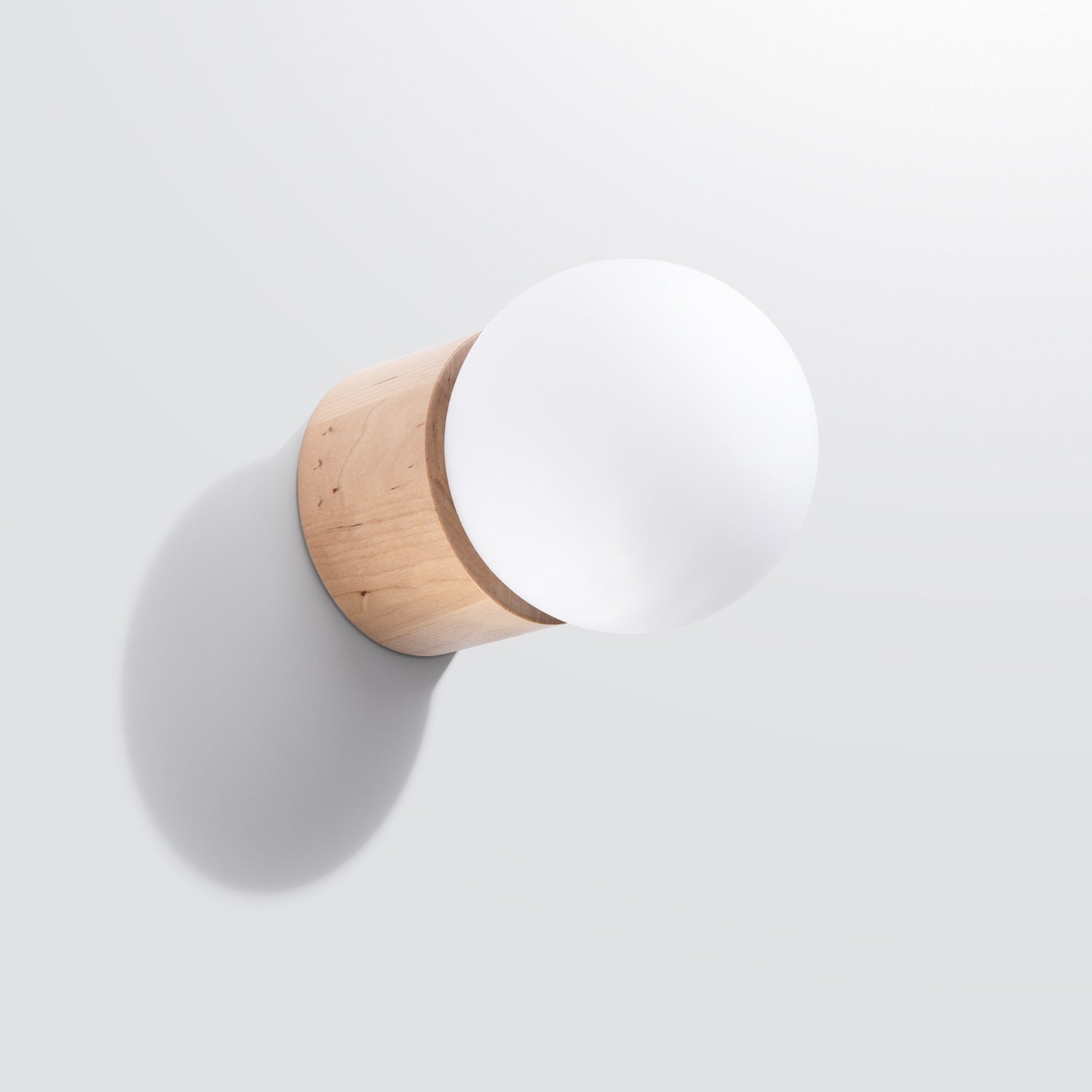 BOOMO houten wandlamp naturel hout