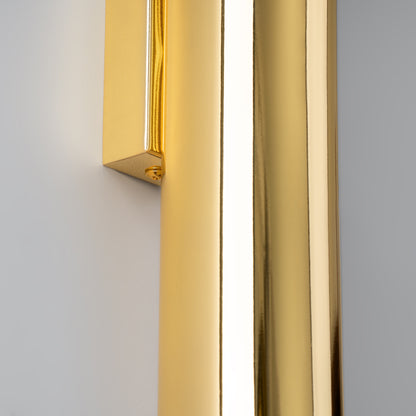 LAGOS 2 wandlamp gepolijst goud