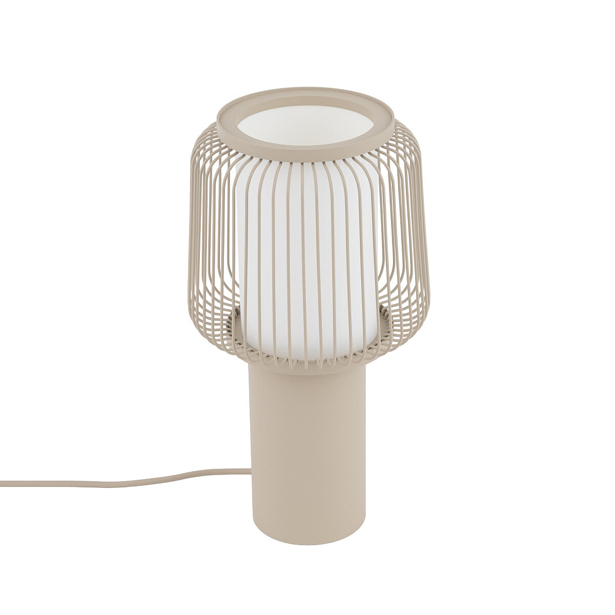 NOME tafellamp beige stoffen kap E27 packshot