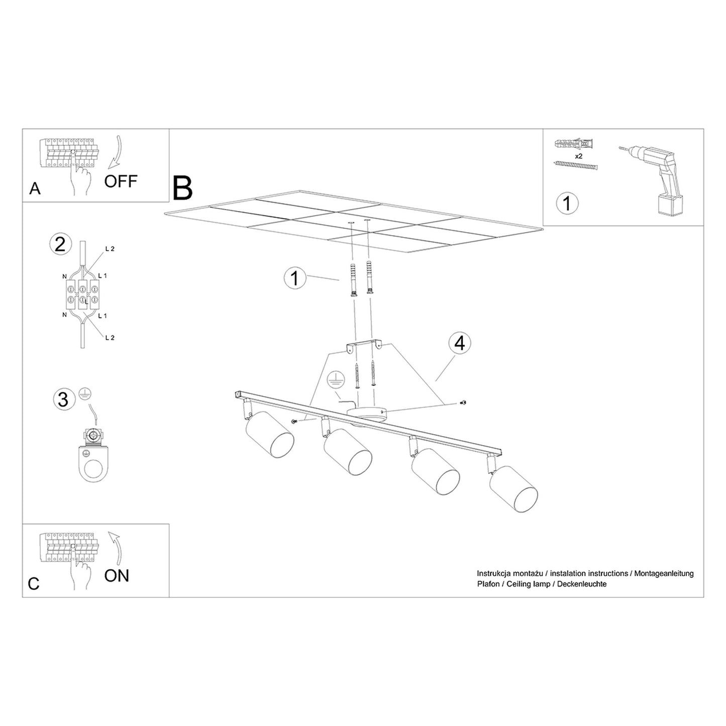LEMMI plafondlamp