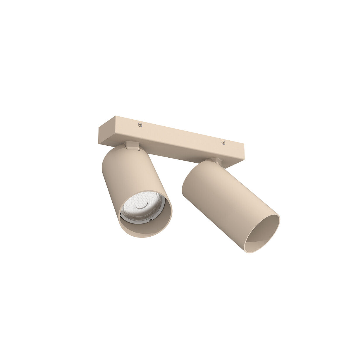 MONO II plafondspot 2x GU10 beige packshot