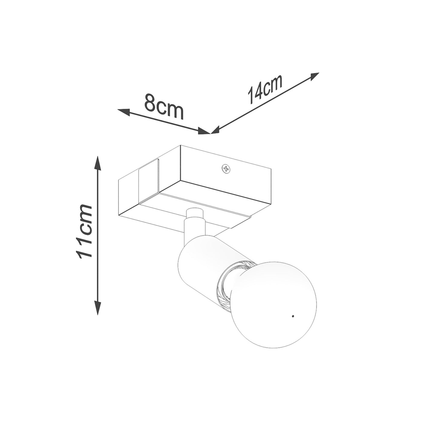 ZUCA design wandlamp zwart hout