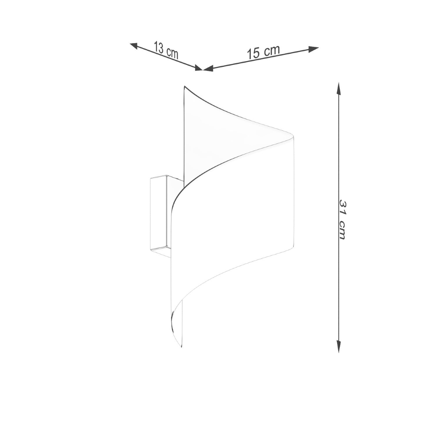 TALASSA design wandlamp wit