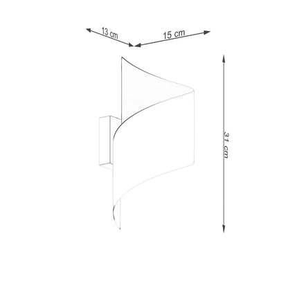 TALASSA design wandlamp wit