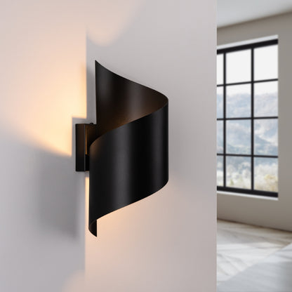 TALASSA design wandlamp zwart