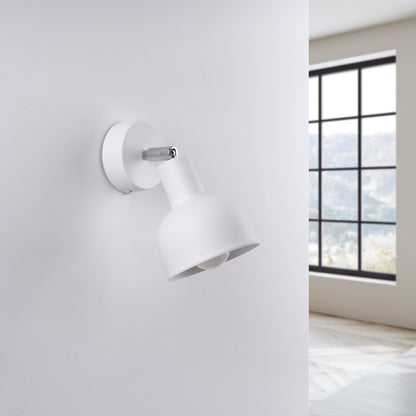 ELBA geometrische wandlamp wit