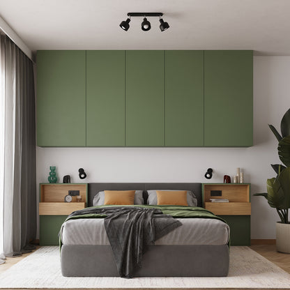 ELBA geometrische wandlamp zwart