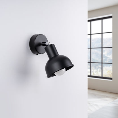 ELBA geometrische wandlamp zwart