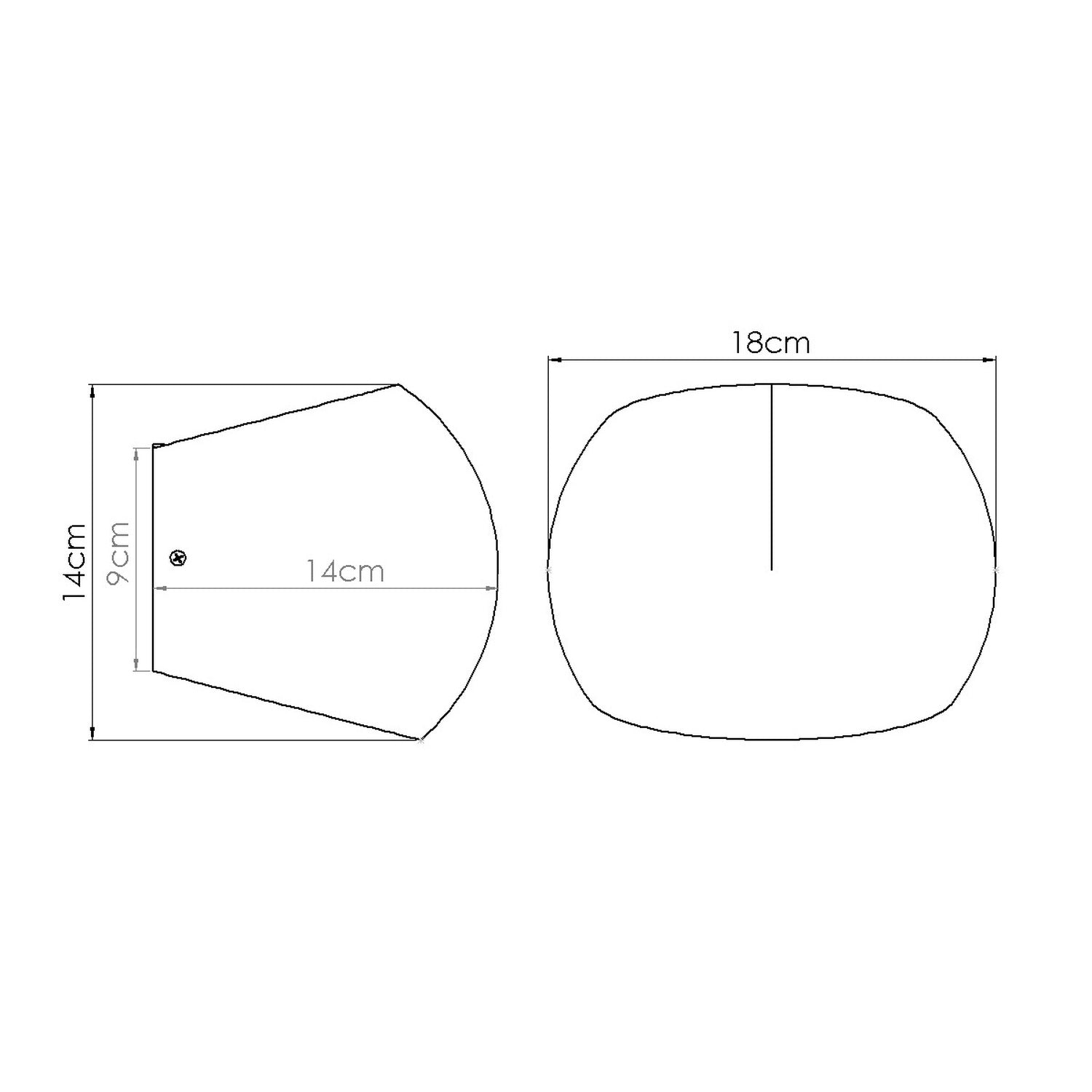 GLOBE beton betonnen wandlamp grijs
