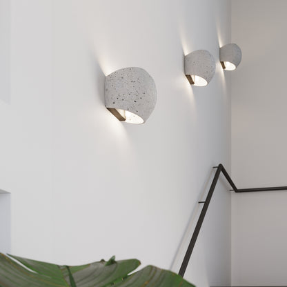 GLOBE beton betonnen wandlamp grijs