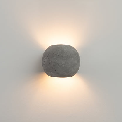 GLOBE beton betonnen wandlamp grijs