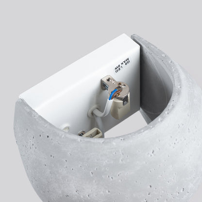 GLOBE beton betonnen wandlamp grijs