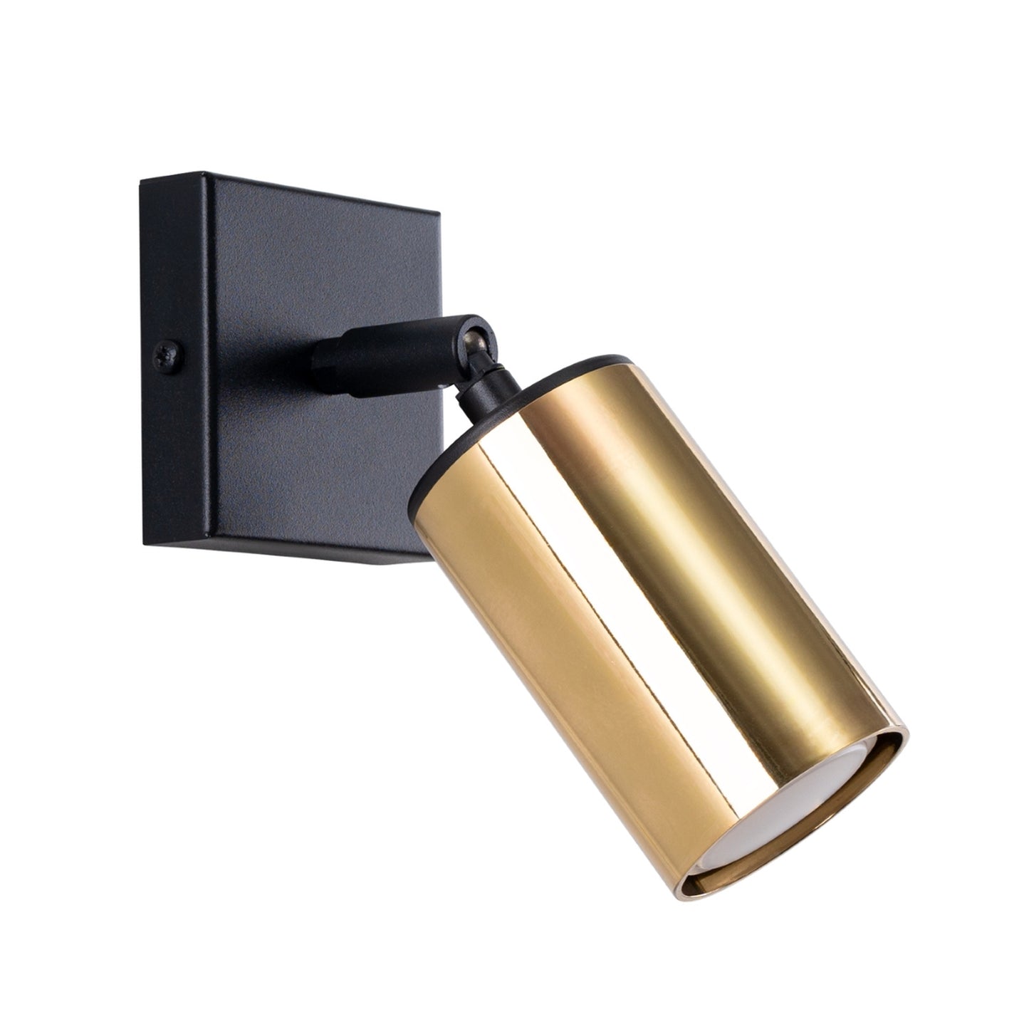 WINX cilindrische wandlamp zwart goud