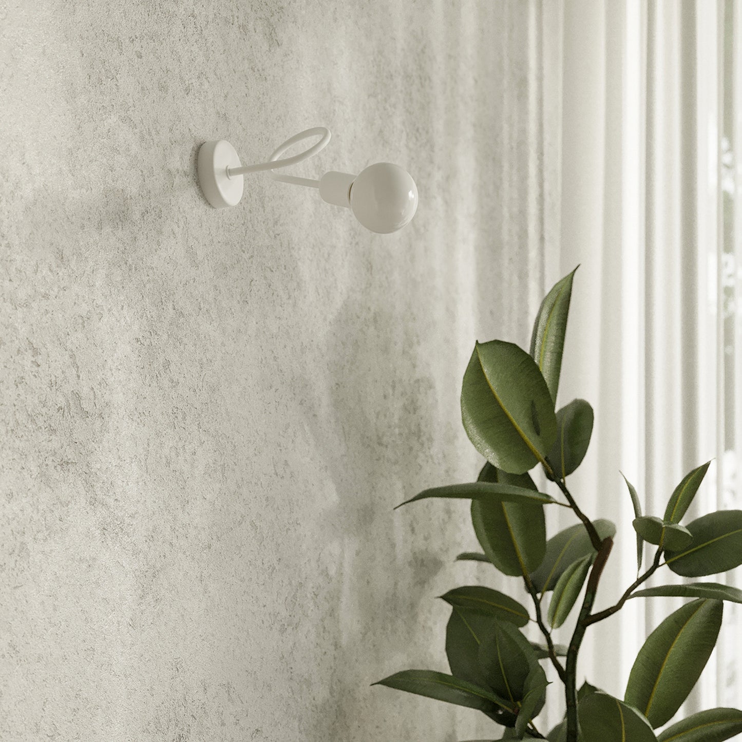 SUPEŁ design wandlamp wit