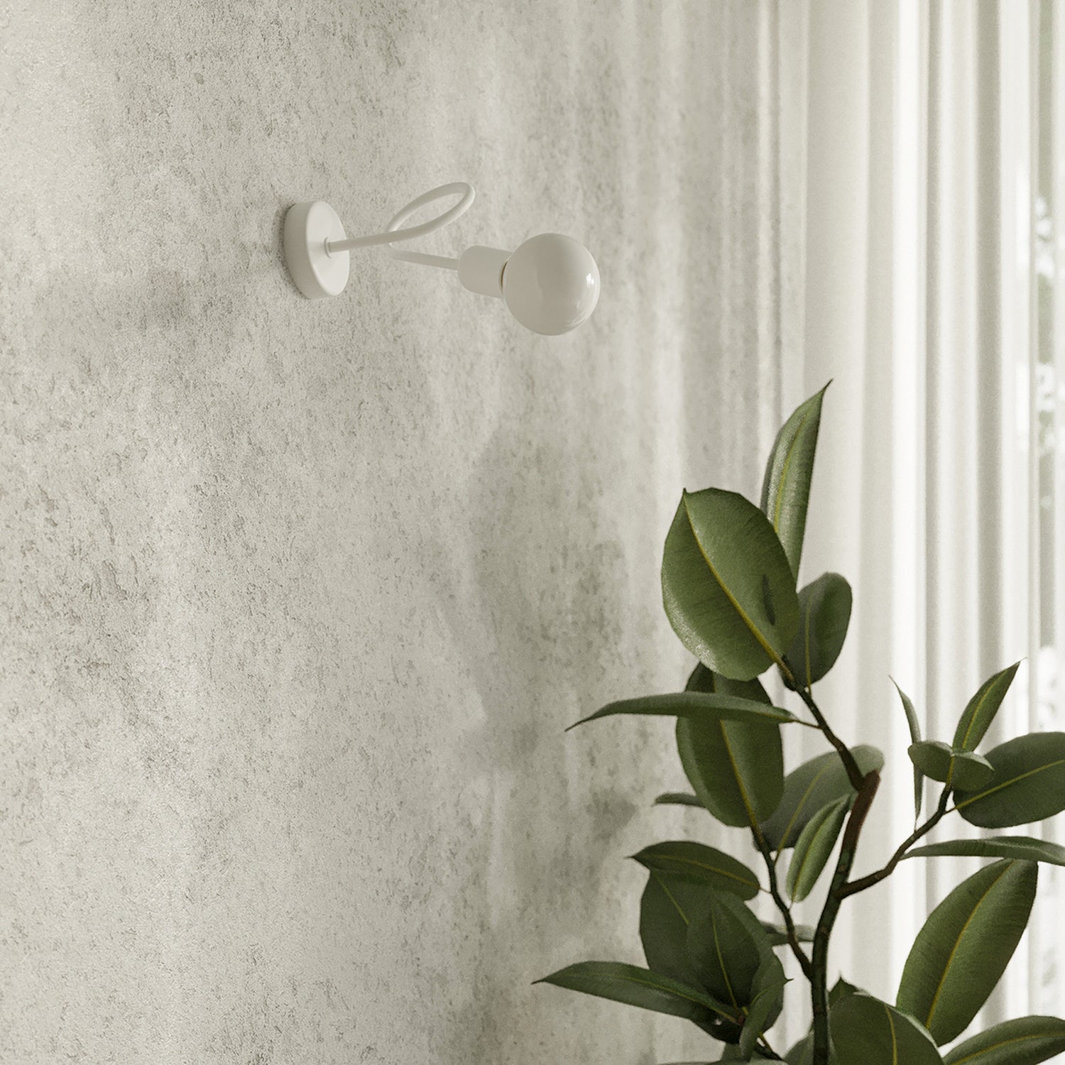 SUPEŁ design wandlamp wit