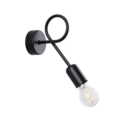 SUPEŁ design wandlamp zwart