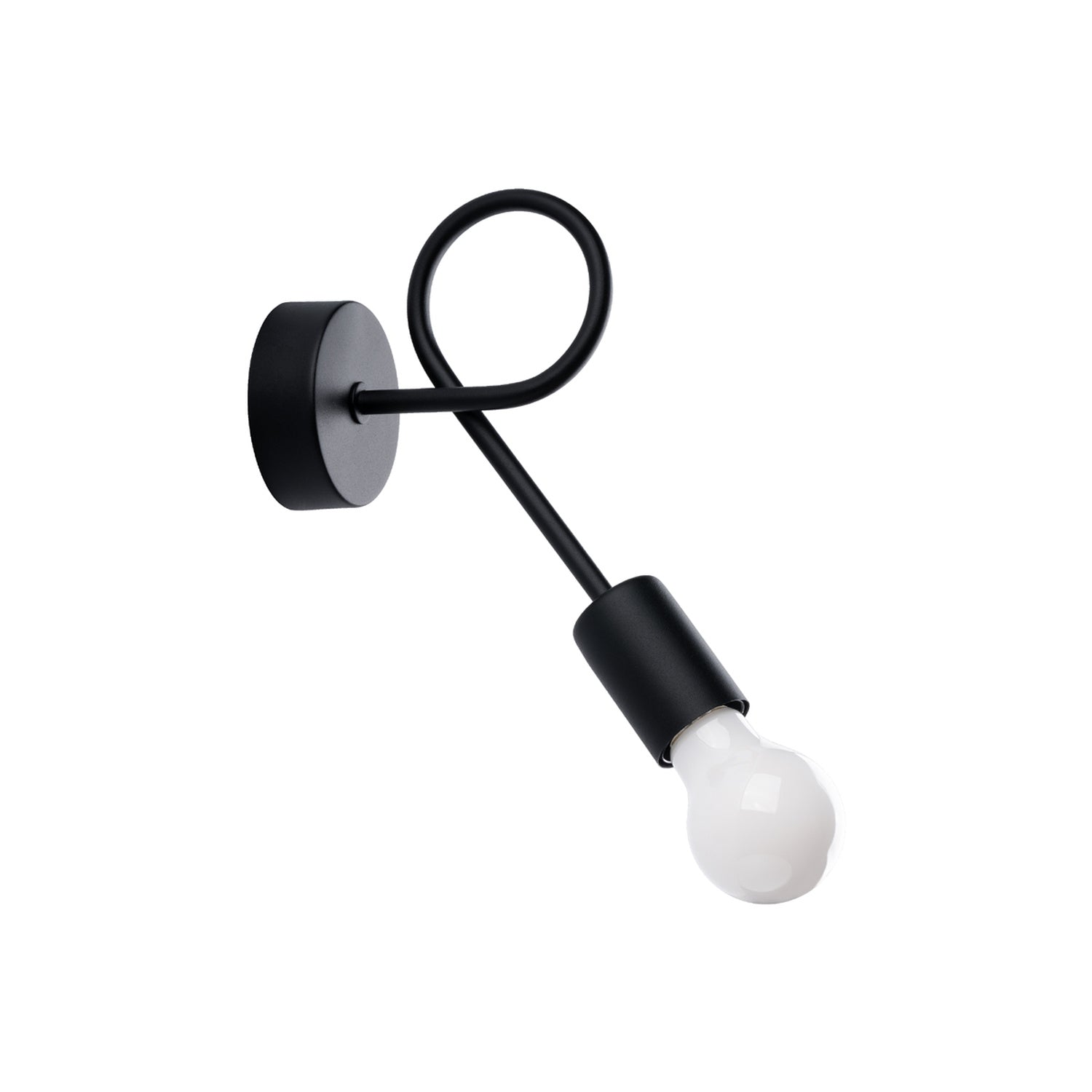 LEVAR design wandlamp zwart