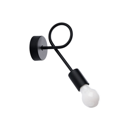 LEVAR design wandlamp zwart