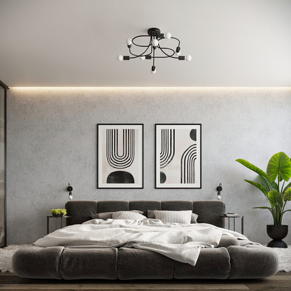 LEVAR design wandlamp zwart