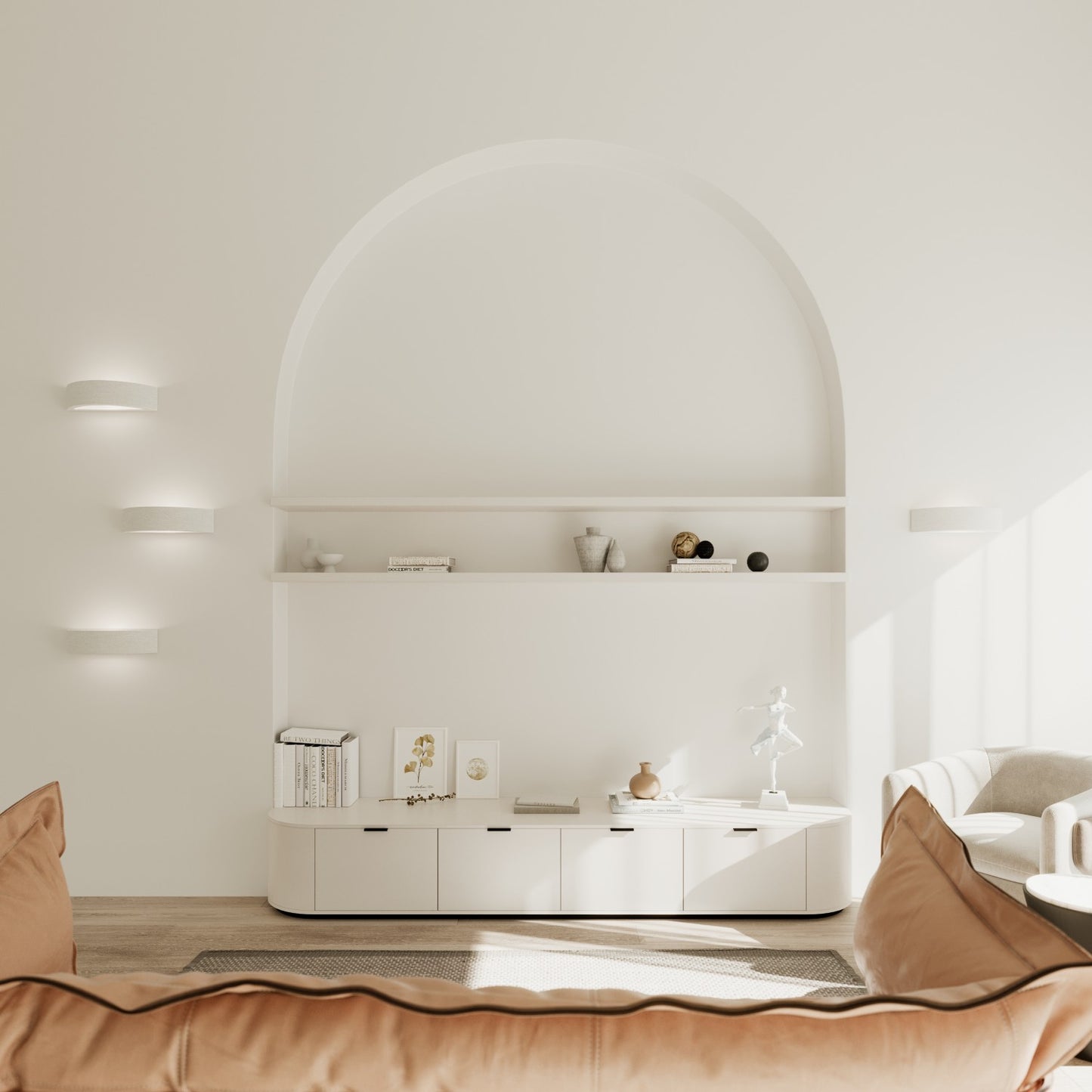 ATENA wandlamp wit 30 cm