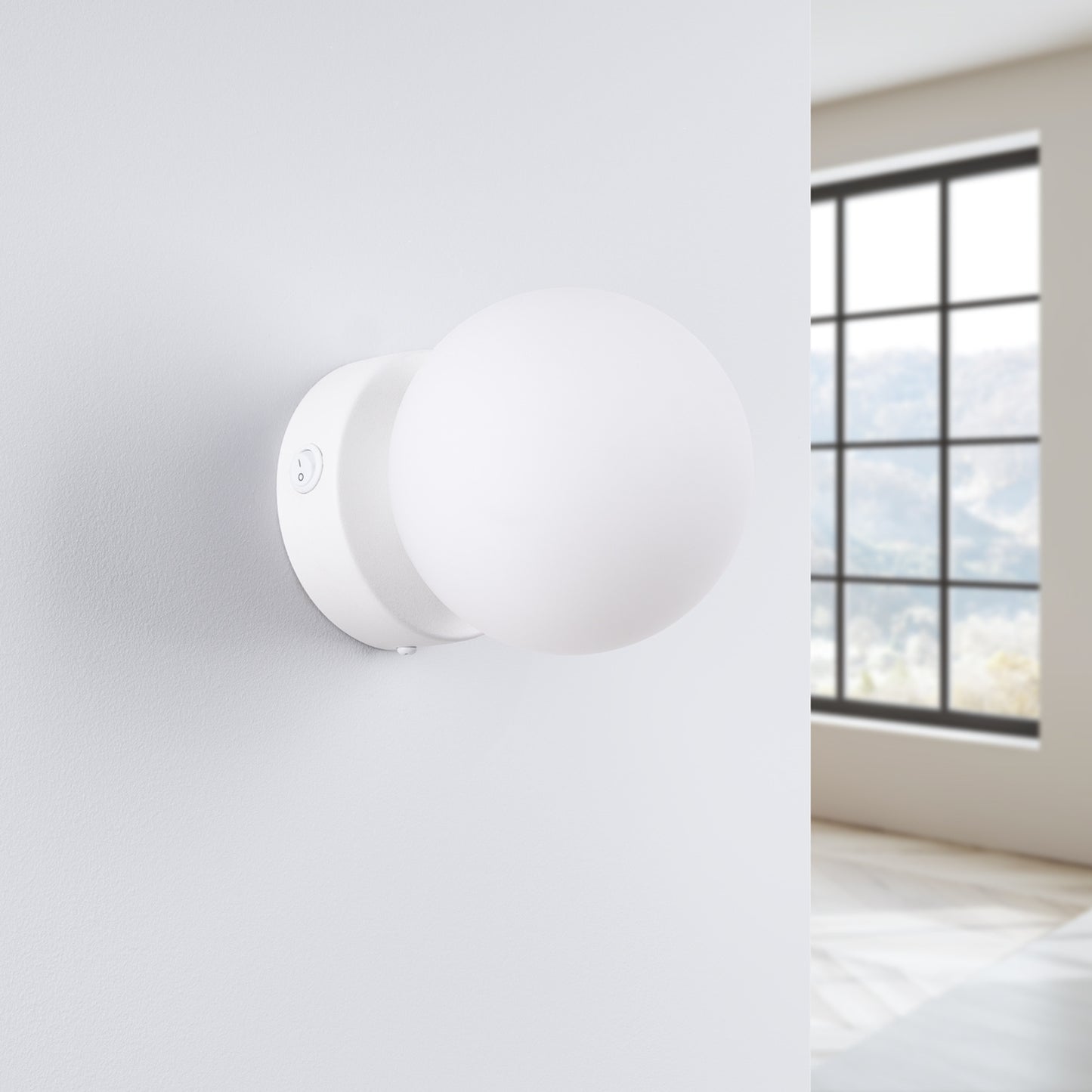 YOLI ronde wandlamp wit