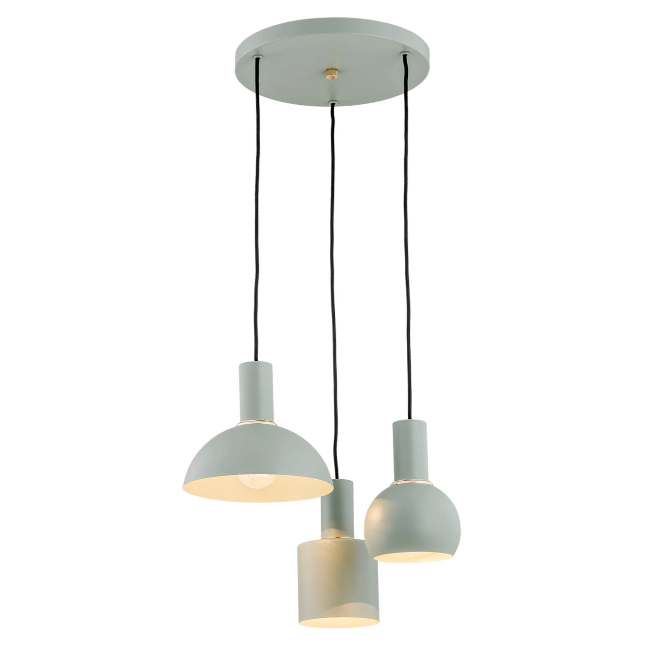 Sines hanglamp Saliegroen 3-lichts