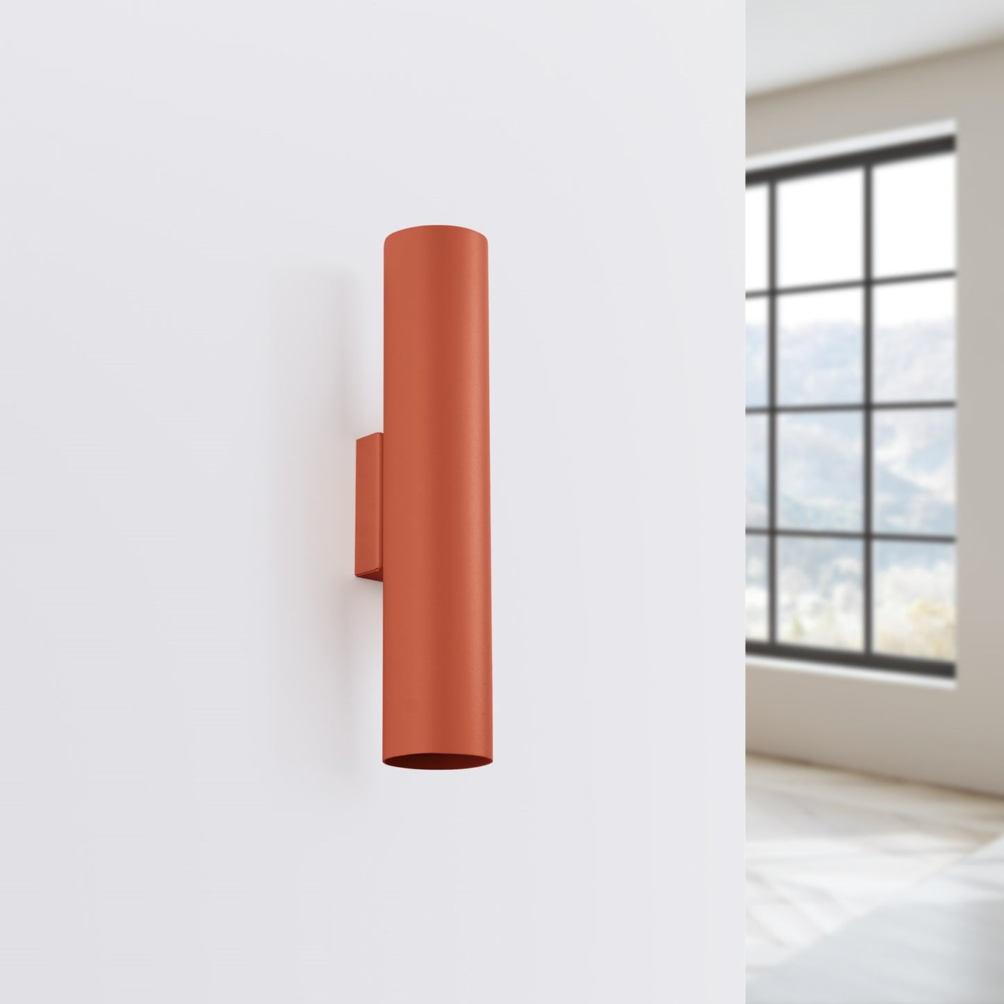 LAGOS 2 wandlamp rode oker