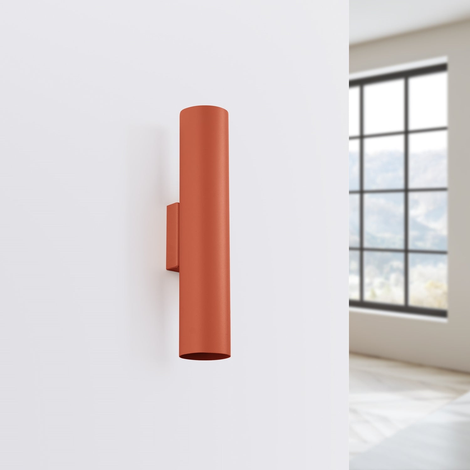 LAGOS 2 wandlamp rode oker