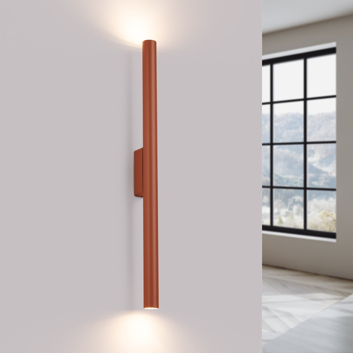 PASTELO 2 wandlamp rode oker